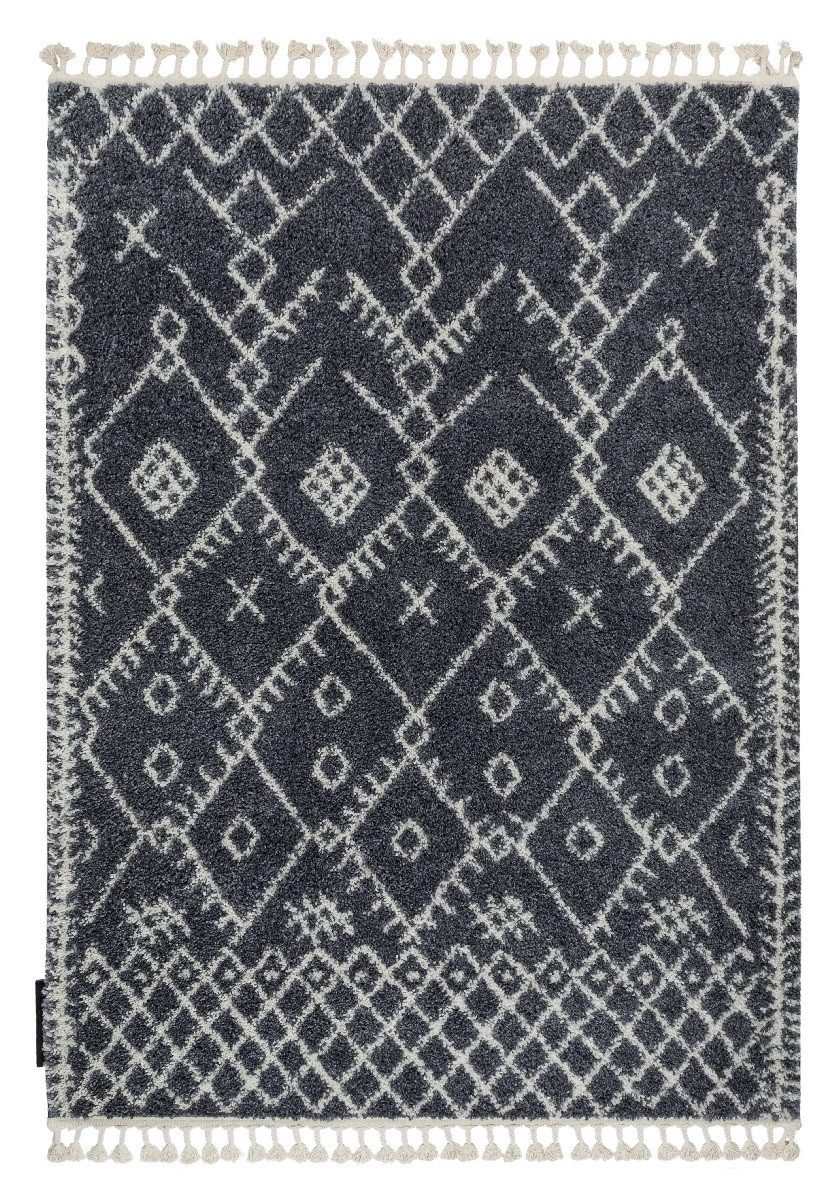 Kusový koberec Berber Tanger B5940 grey and white - 180x270 cm Dywany Łuszczów 