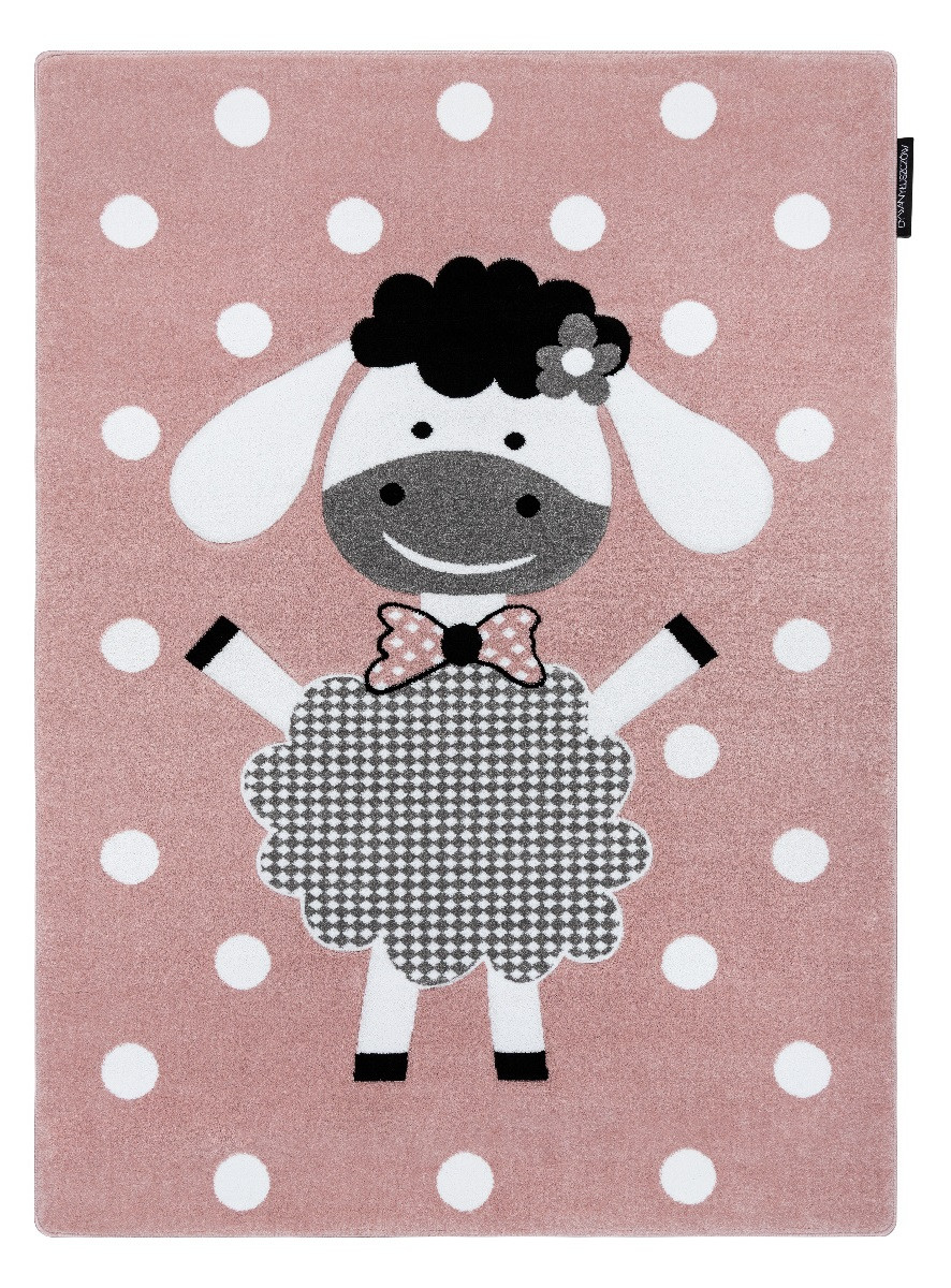 Detský kusový koberec Petit Dolly sheep pink - 160x220 cm Dywany Łuszczów 