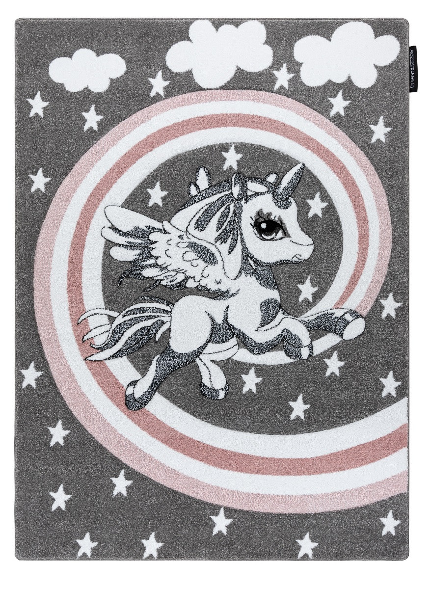 Detský kusový koberec Petit Pony grey - 160x220 cm Dywany Łuszczów 