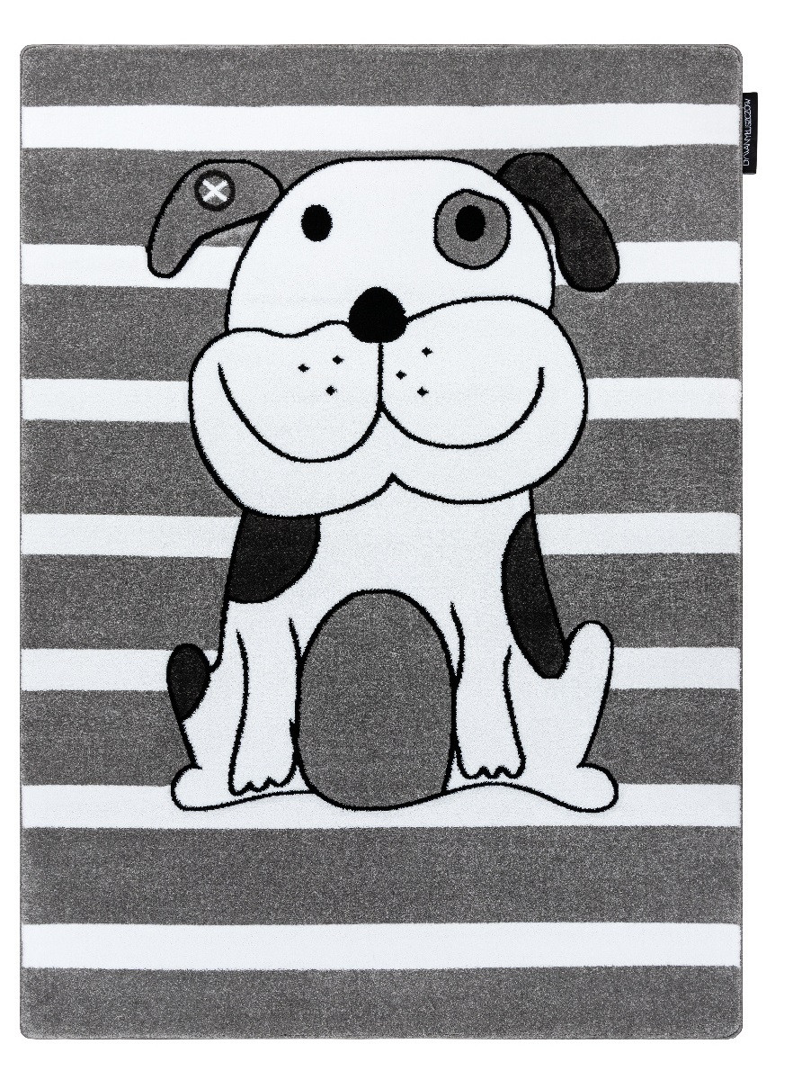Detský kusový koberec Petit Puppy grey - 200x290 cm Dywany Łuszczów 