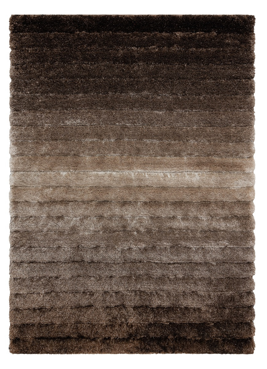 Kusový koberec Flim 007-B3 Stripes brown - 120x160 cm Dywany Łuszczów 