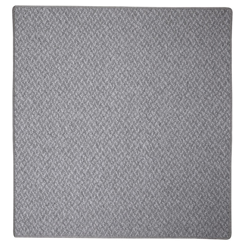 Kusový koberec Toledo šedé štvorec - 133x133 cm Vopi koberce 