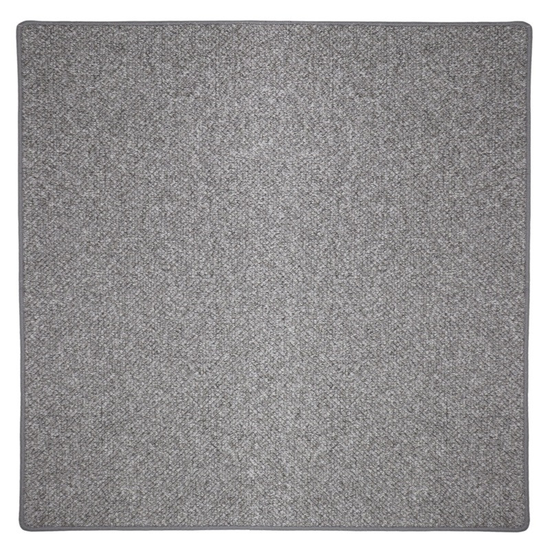 Kusový koberec Wellington sivý štvorcový - 120x120 cm Vopi koberce 