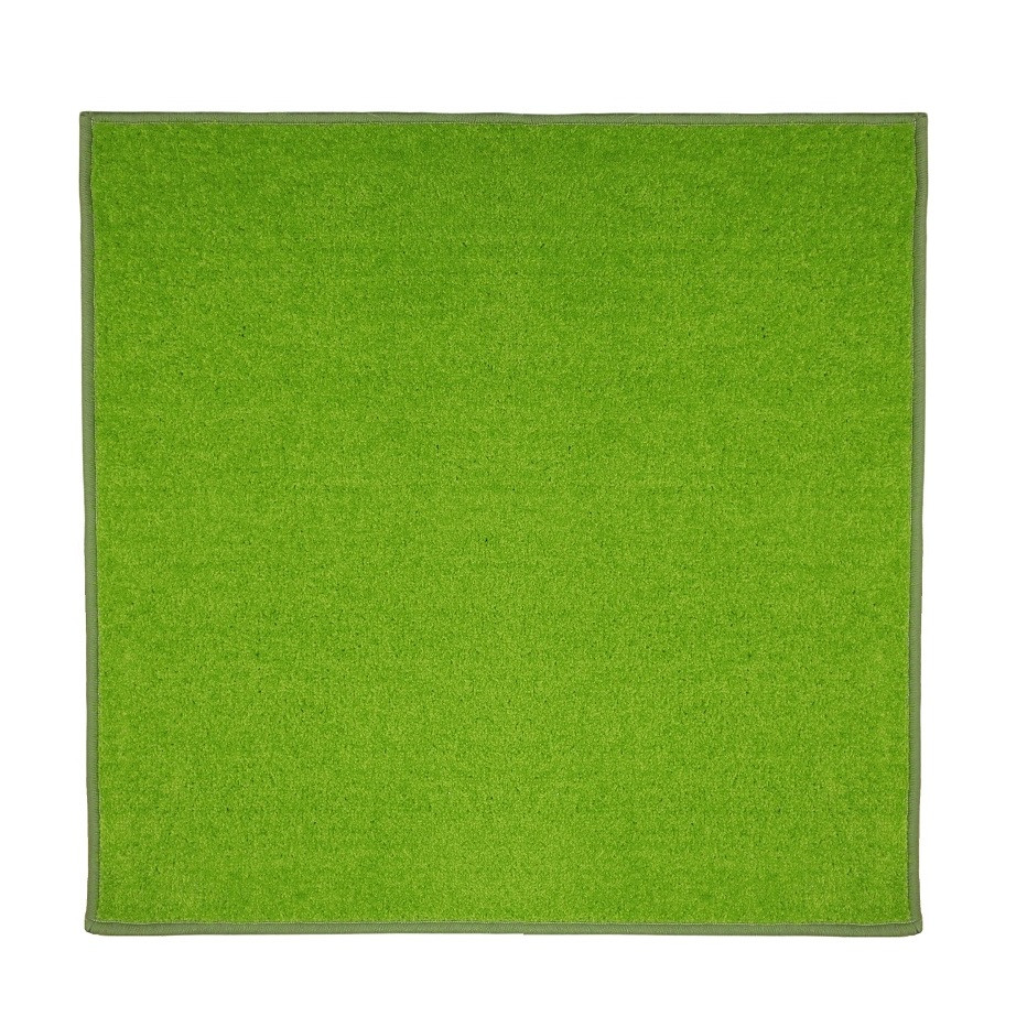 Kusový koberec Eton zelený 41 štvorec - 300x300 cm Vopi koberce 