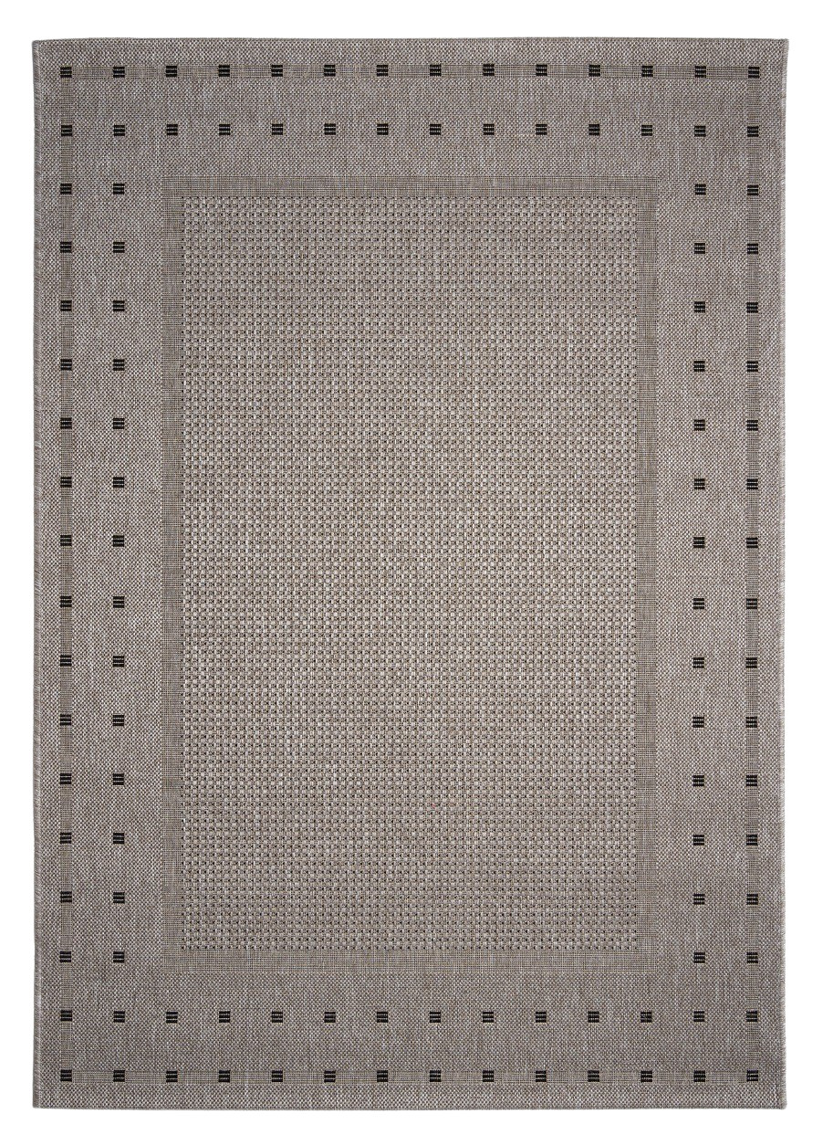 Kusový koberec Floorlux 20329 Silver/Black – na von aj na doma - 200x290 cm Devos koberce 