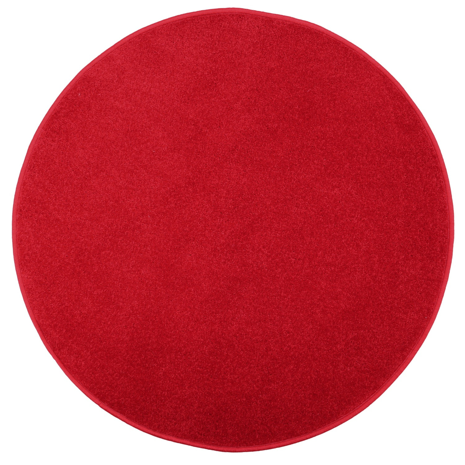 Kusový koberec Eton červený 15 kruh - 120x120 (priemer) kruh cm Vopi koberce 