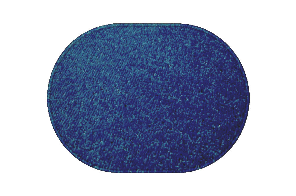 Kusový koberec Eton modrý 82 ovál - 140x200 cm Vopi koberce 
