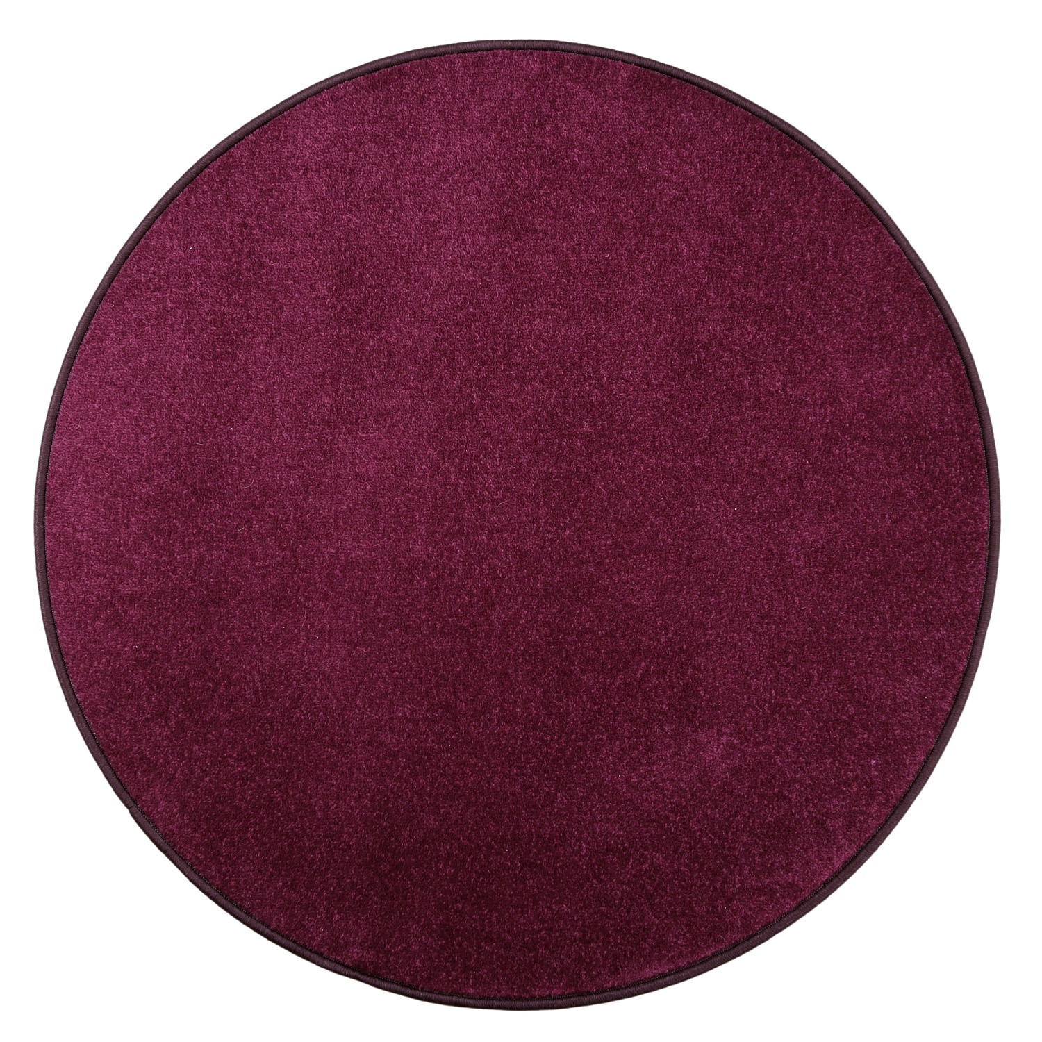 Kusový koberec Eton fialový 48 kruh - 100x100 (priemer) kruh cm Vopi koberce 