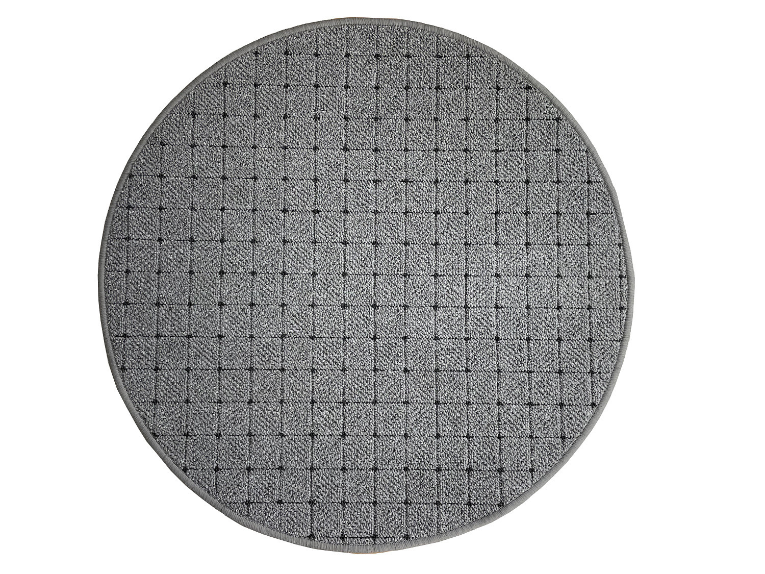 Kusový koberec Udinese sivý kruh - 80x80 (priemer) kruh cm Vopi koberce 