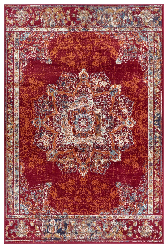 Kusový koberec Luxor 105638 Maderno Red Multicolor - 57x90 cm Hanse Home Collection koberce 