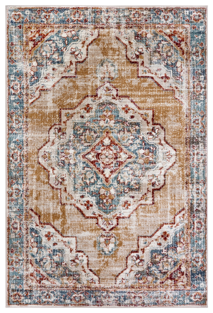 Kusový koberec Luxor 105645 Strozzi Red Multicolor - 140x200 cm Hanse Home Collection koberce 