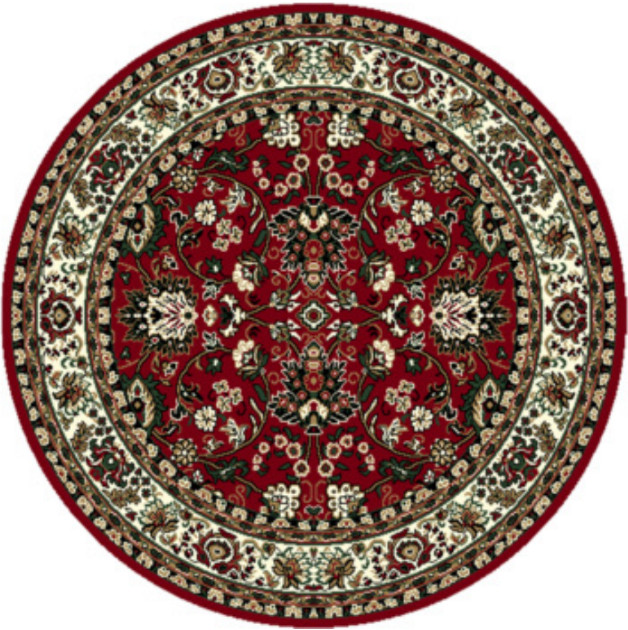 Kusový koberec TEHERAN T-117 red kruh - 160x160 (priemer) kruh cm Alfa Carpets  