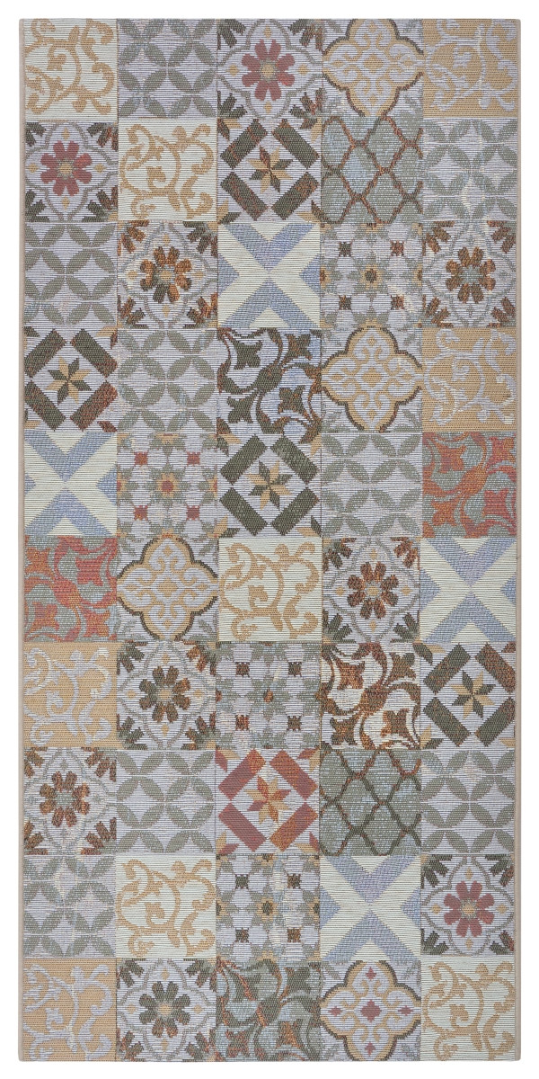 Behúň Cappuccino 105879 Mosaik Grey Multicolored - 75x150 cm Hanse Home Collection koberce 