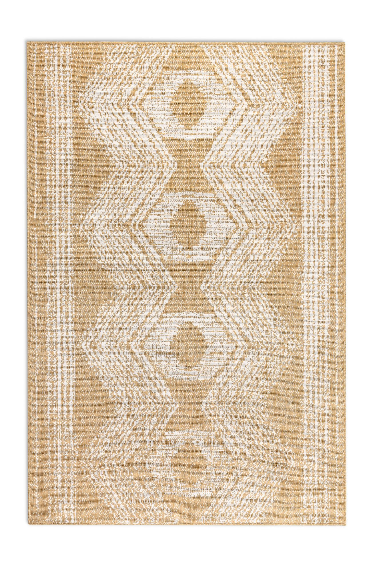 Kusový koberec Gemini 106012 Ochre z kolekcie Elle – na von aj na doma - 200x290 cm ELLE Decoration koberce 