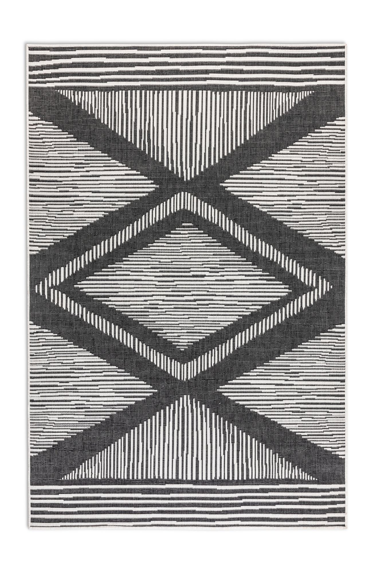 Kusový koberec Gemini 106014 Black z kolekcie Elle – na von aj na doma - 80x150 cm ELLE Decoration koberce 