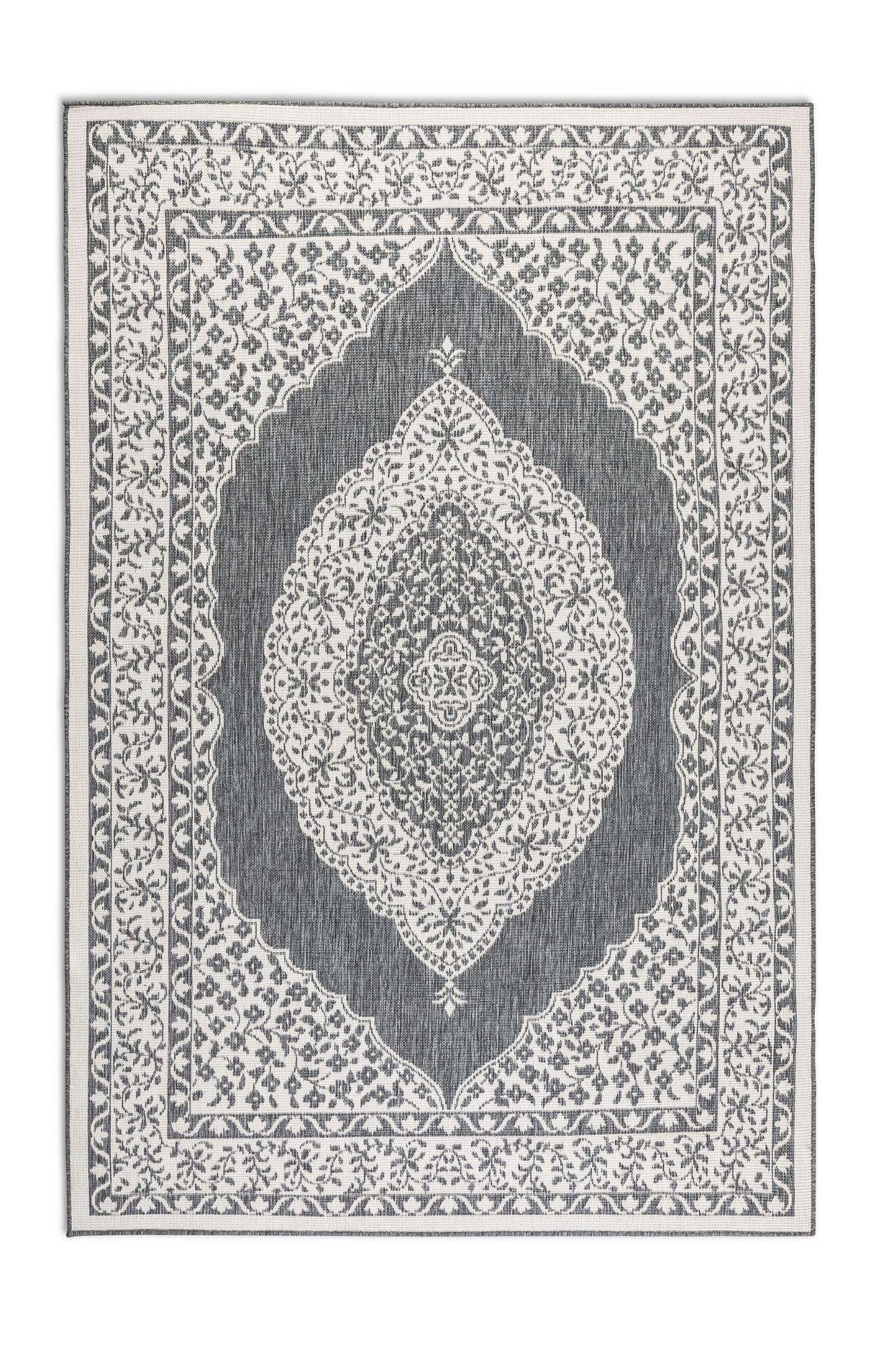 Kusový koberec Gemini 106023 Silver z kolekcie Elle – na von aj na doma - 120x170 cm ELLE Decoration koberce 