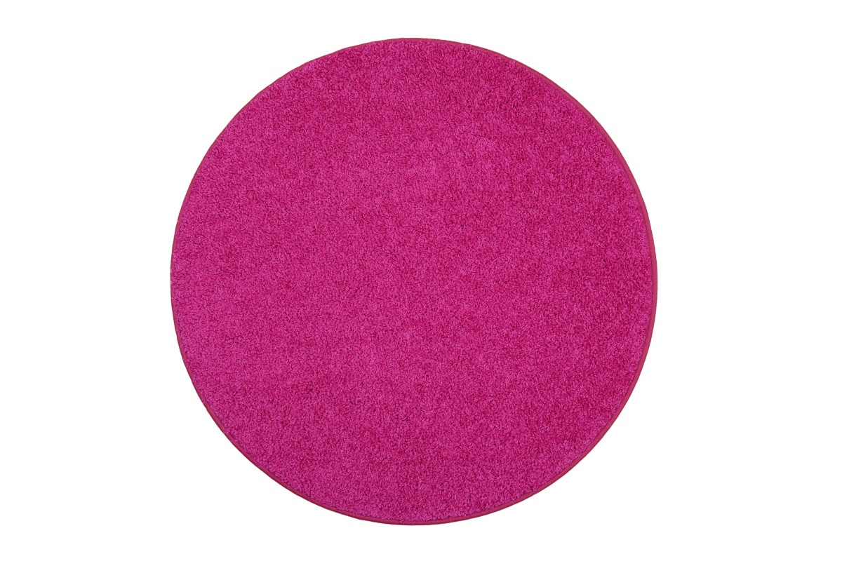 AKCIA: 200x200 (průměr) kruh cm Kusový koberec Color shaggy ružový guľatý - 200x200 (priemer) kruh cm Vopi koberce 