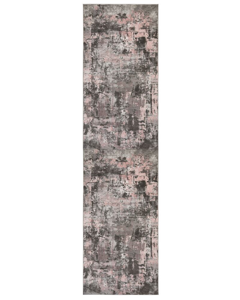 Behúň Cocktail Wonderlust Grey/Pink - 80x300 cm Flair Rugs koberce 