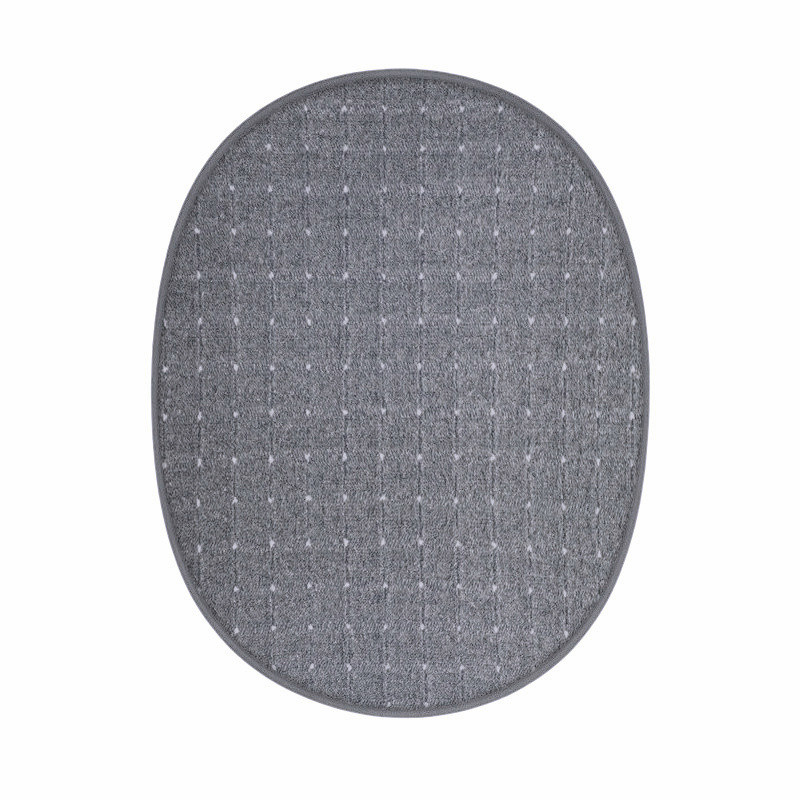 AKCIA: 50x80 cm Kusový koberec Udinese šedý ovál - 50x80 cm Vopi koberce 