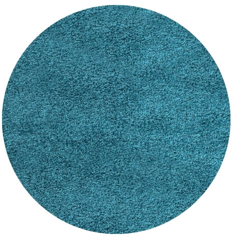 Kusový koberec Life Shaggy 1500 tyrkys kruh - 120x120 (priemer) kruh cm Ayyildiz koberce 