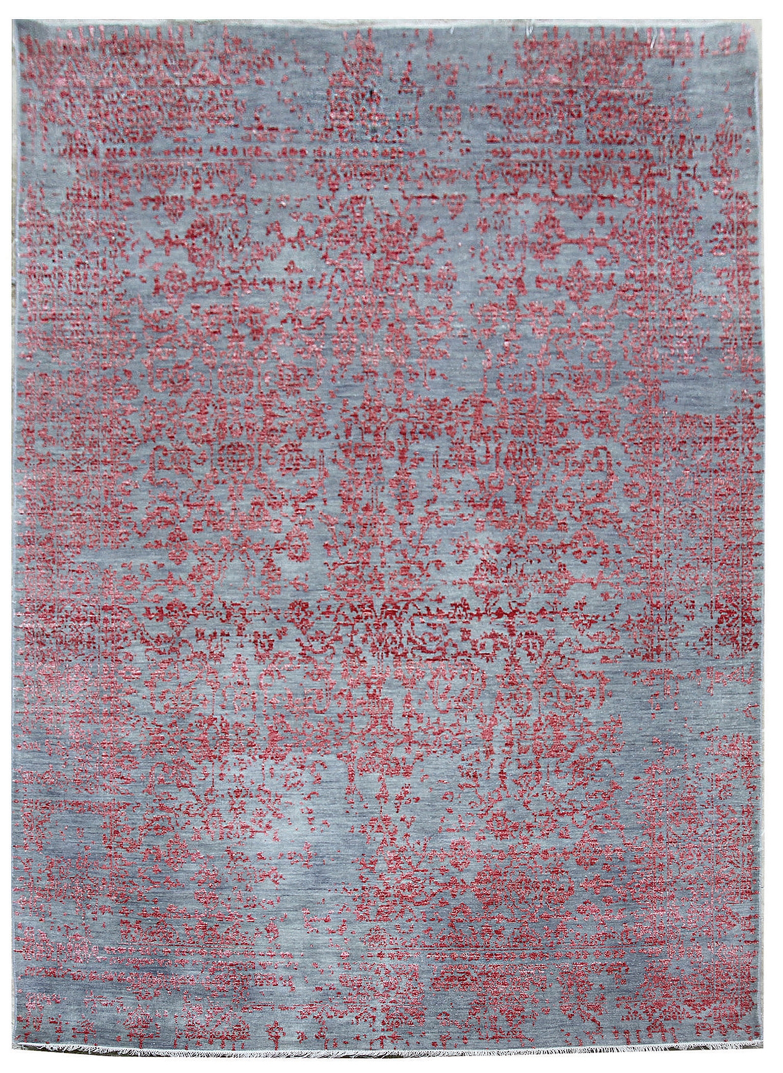 Ručne viazaný kusový koberec Diamond DC-JK 1 silver / pink - 140x200 cm Diamond Carpets koberce 