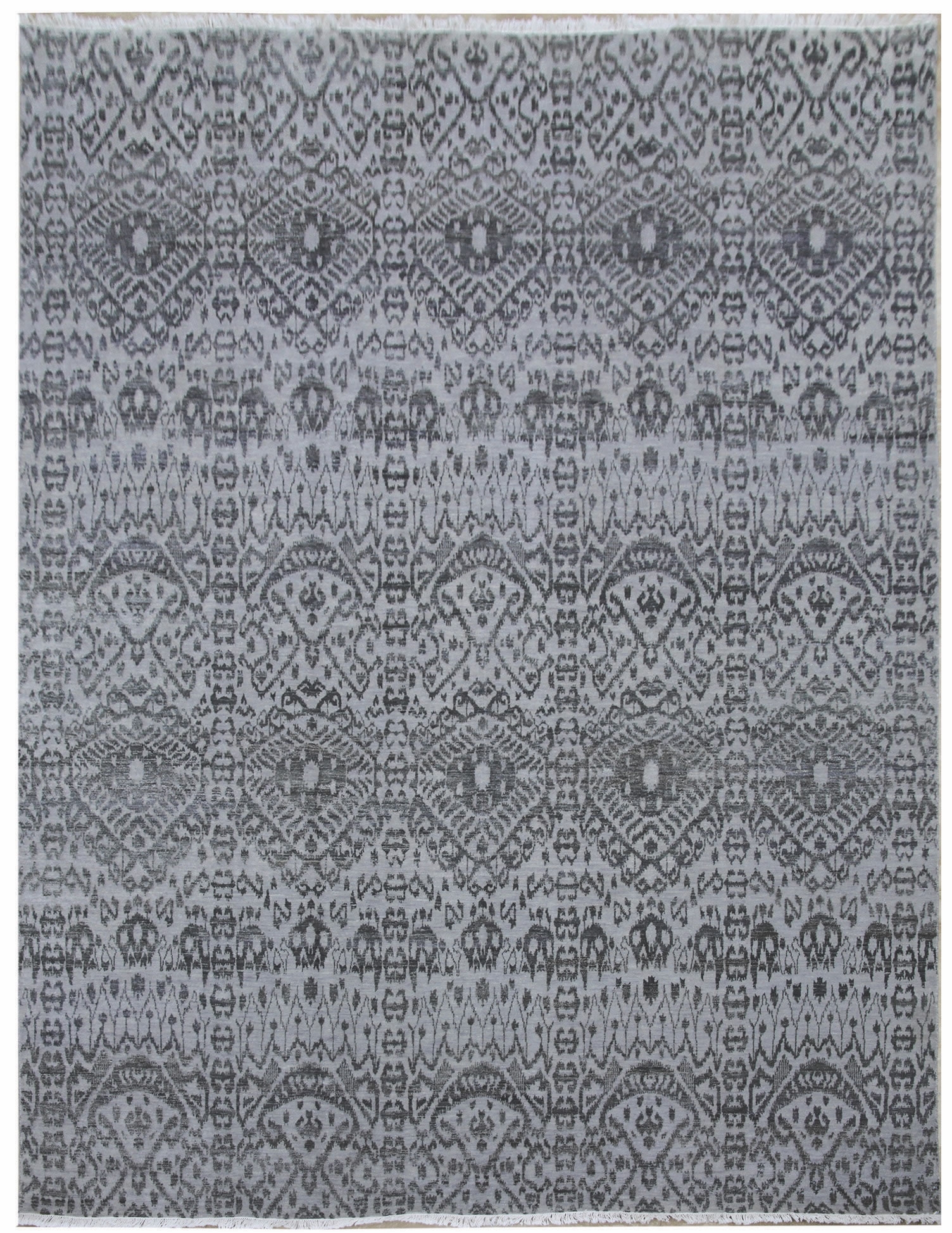 Ručne viazaný kusový koberec Diamond DC-EKT L silver / black - 180x275 cm Diamond Carpets koberce 