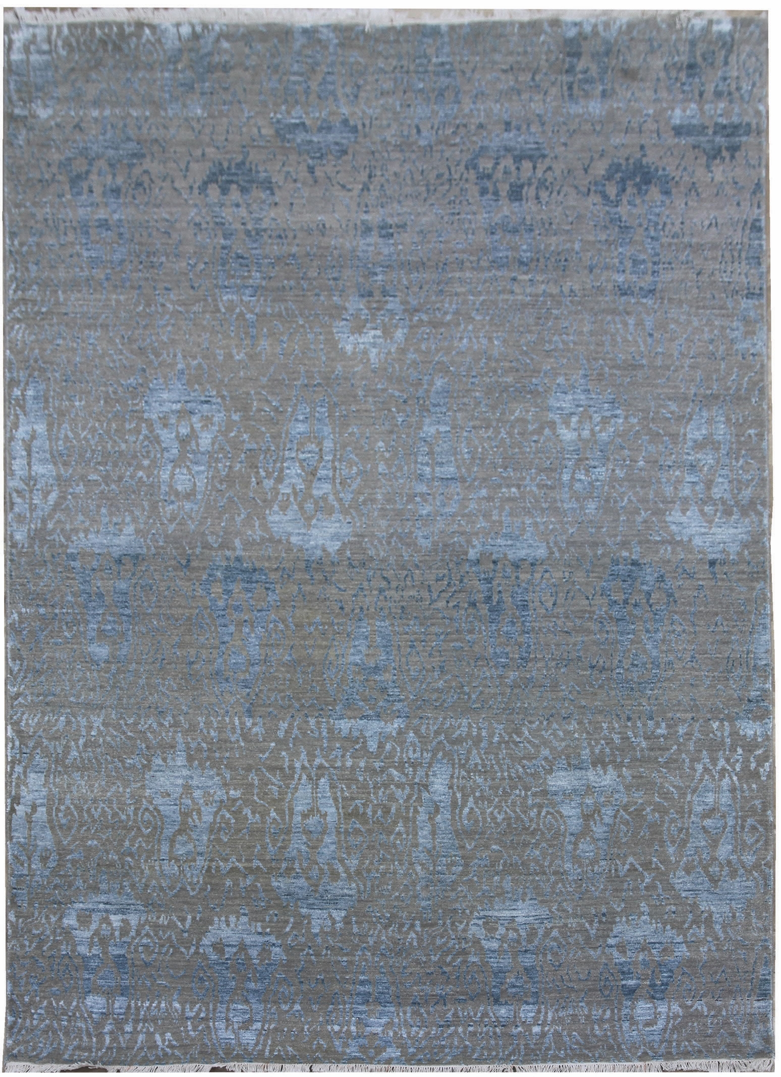Ručne viazaný kusový koberec Diamond DC-EKT 10 Silver / blue - 245x305 cm Diamond Carpets koberce 