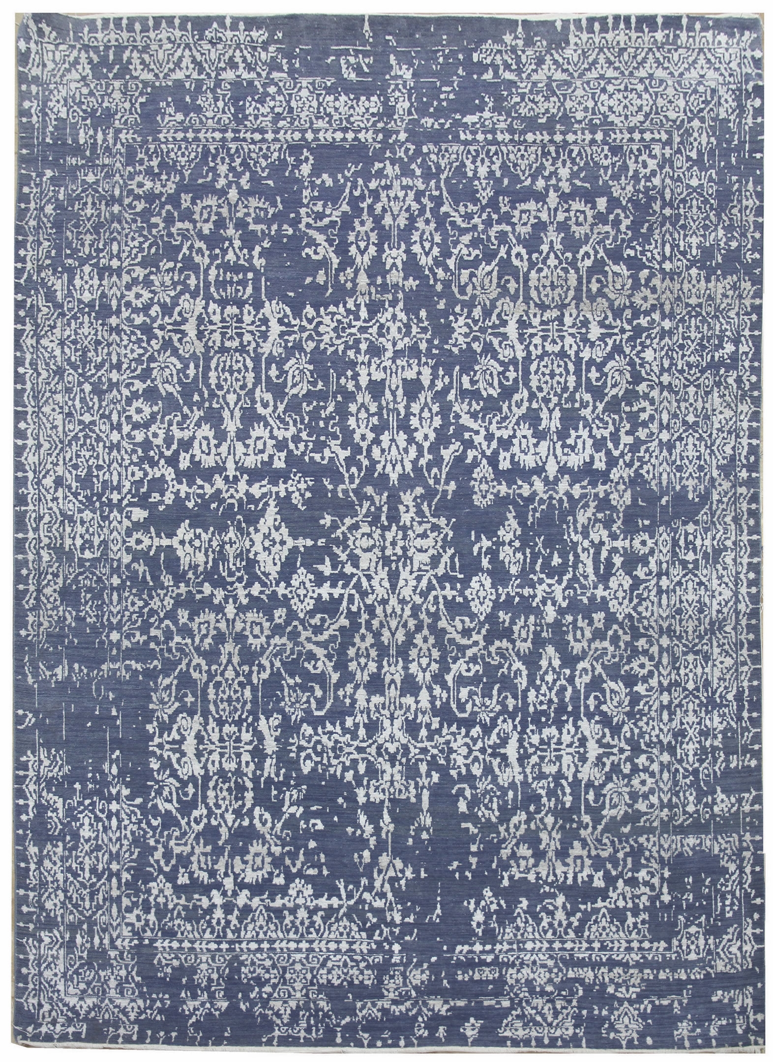 Ručne viazaný kusový koberec Diamond DC-JK 1 Jeans blue / silver - 160x230 cm Diamond Carpets koberce 