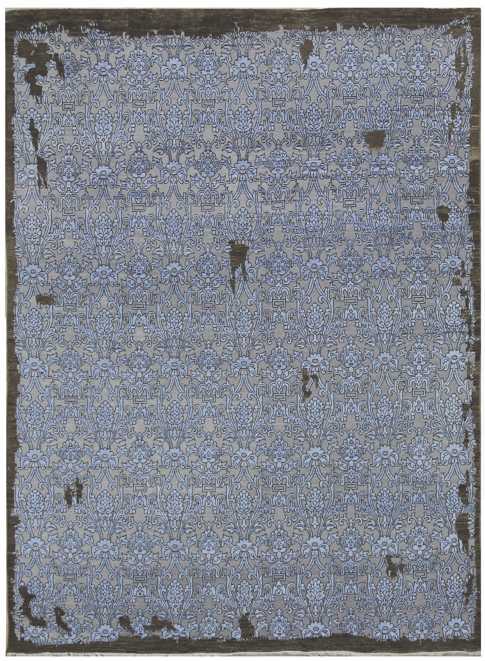 Ručne viazaný kusový koberec Diamond DC-M 5 Silver / natural - 305x425 cm Diamond Carpets koberce 