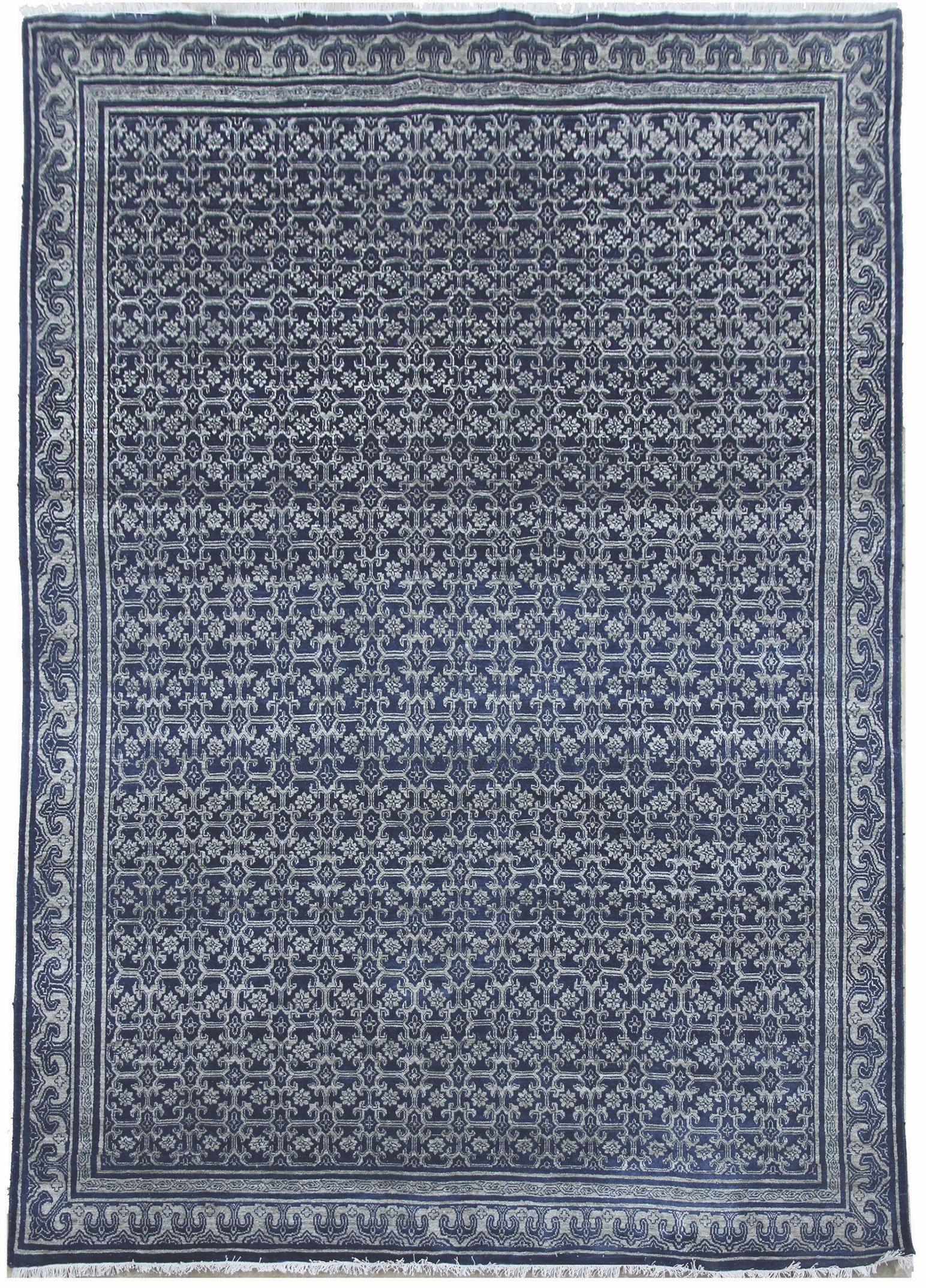Ručne viazaný kusový koberec Diamond DC-OC Denim blue / silver - 140x200 cm Diamond Carpets koberce 