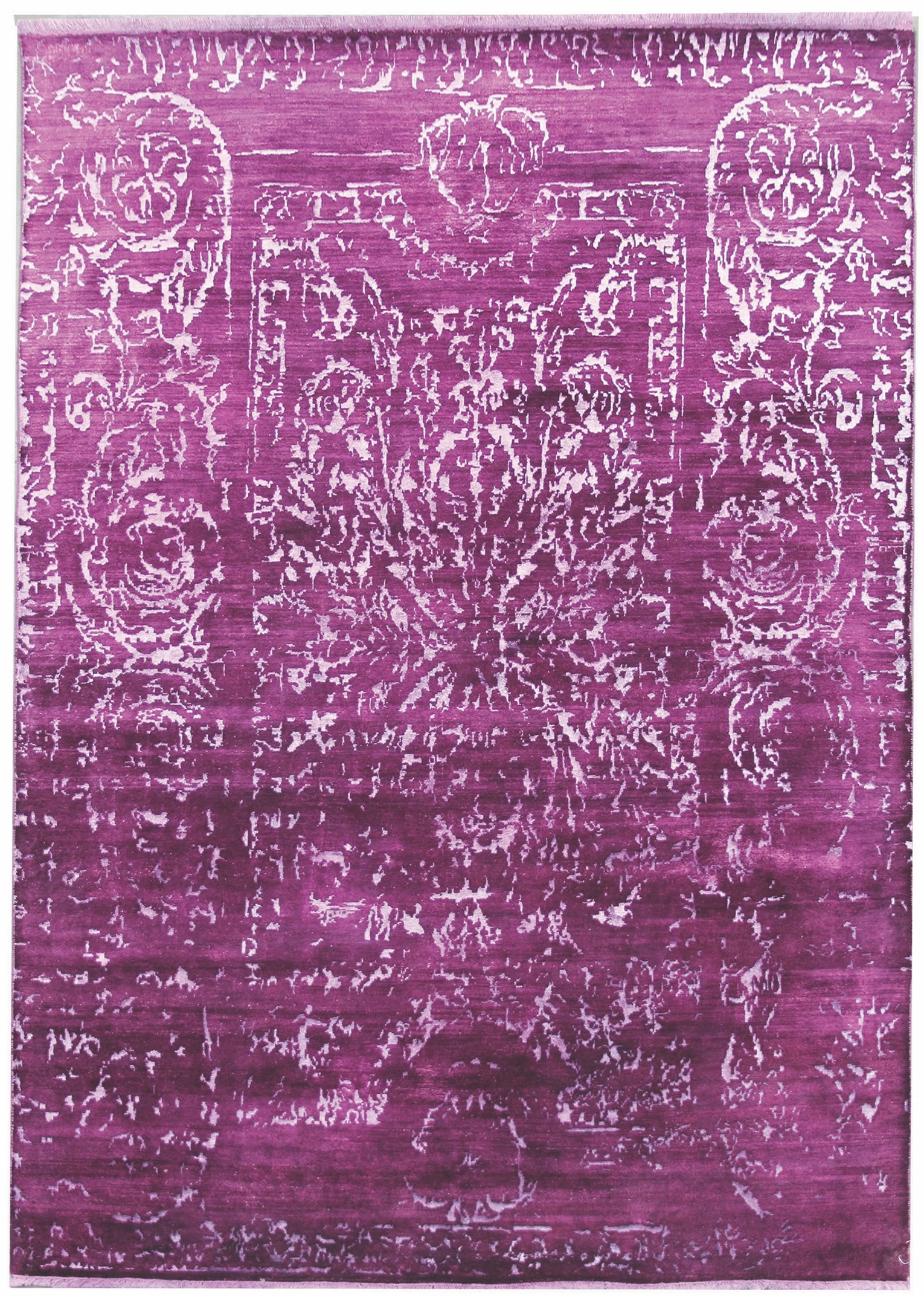 Ručne viazaný kusový koberec Diamond DC-JK 2 Purple / silver (overdye) - 120x170 cm Diamond Carpets koberce 