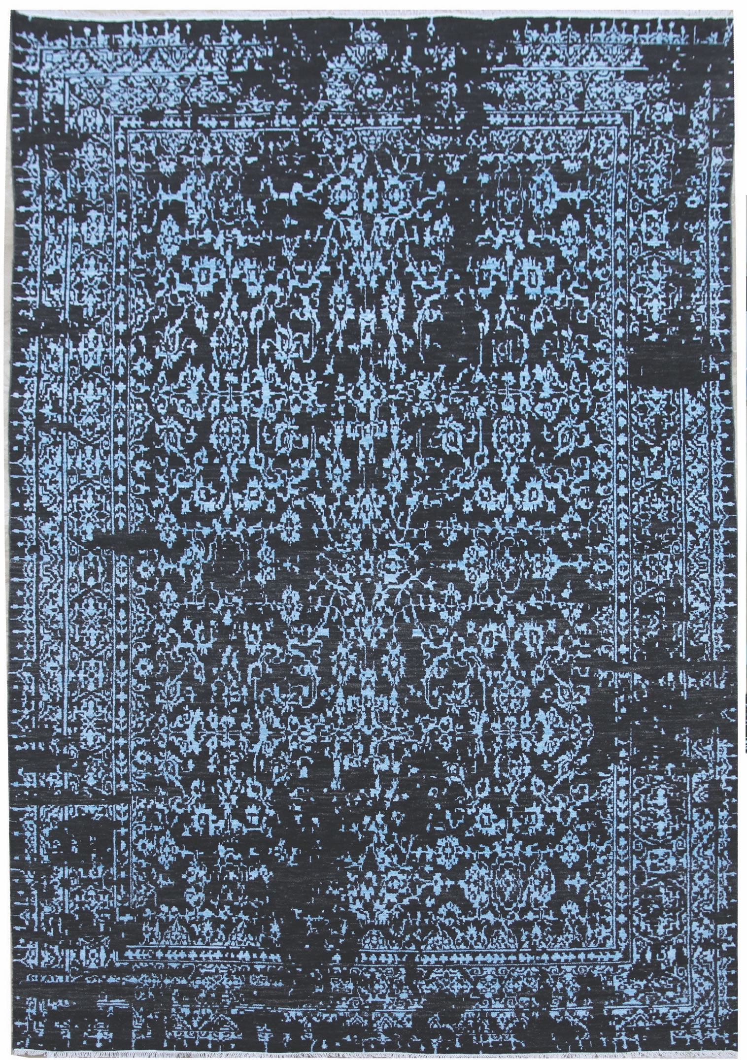 Ručne viazaný kusový koberec Diamond DC-JK 1 Denim blue / aqua - 365x457 cm Diamond Carpets koberce 