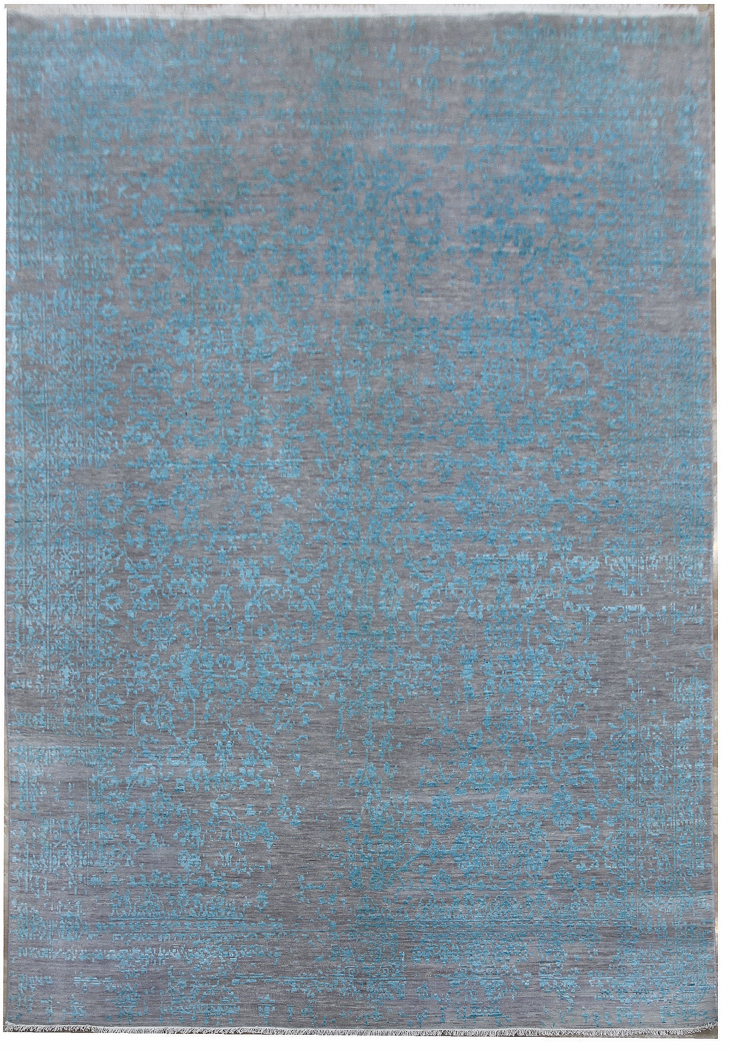 Ručne viazaný kusový koberec Diamond DC-JK 1 Silver / light blue - 160x230 cm Diamond Carpets koberce 