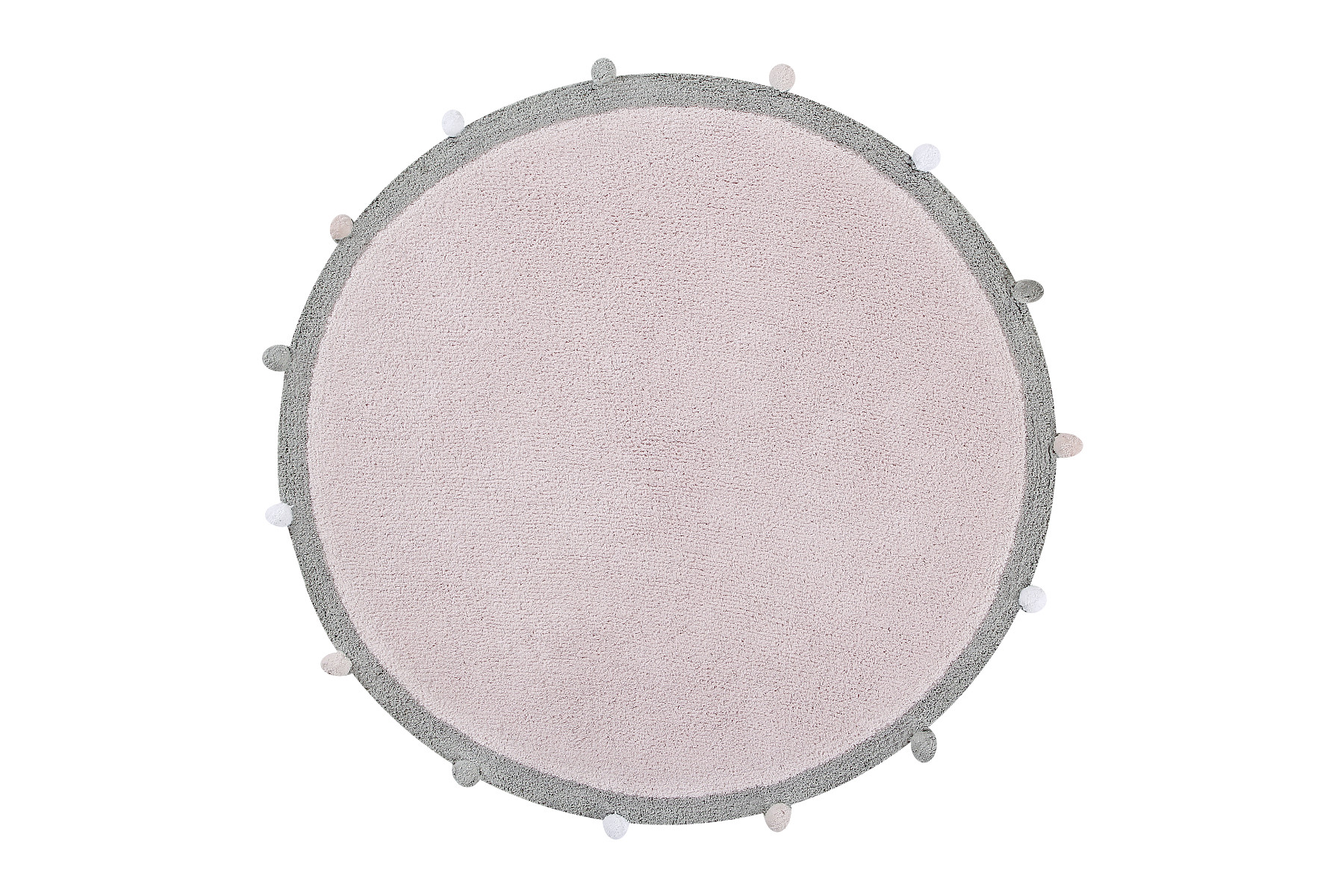 Pre zvieratá: Prateľný koberec Bubbly Soft Pink kruh - 120x120 (priemer) kruh cm Lorena Canals koberce 