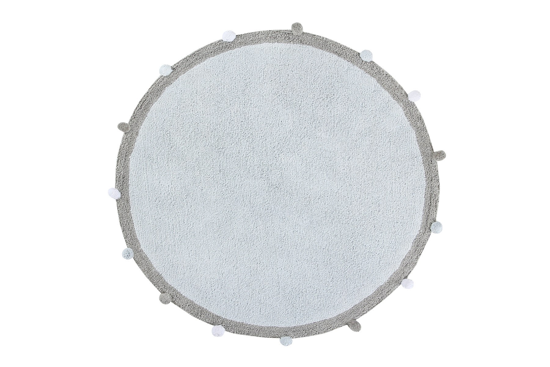 Pre zvieratá: Prateľný koberec Bubbly Soft Blue kruh - 120x120 (priemer) kruh cm Lorena Canals koberce 