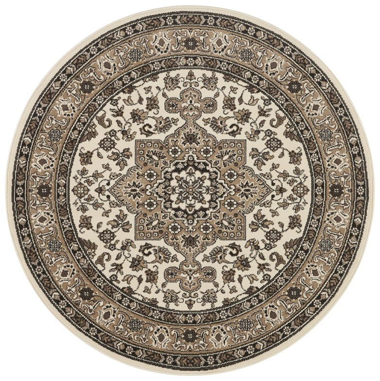 Kruhový koberec Mirkan 104105 Beige - 160x160 (priemer) kruh cm Nouristan - Hanse Home koberce 