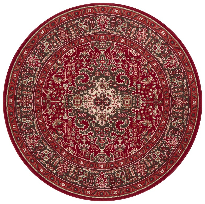 Kruhový koberec Mirkan 104098 Oriental red - 160x160 (priemer) kruh cm Nouristan - Hanse Home koberce 