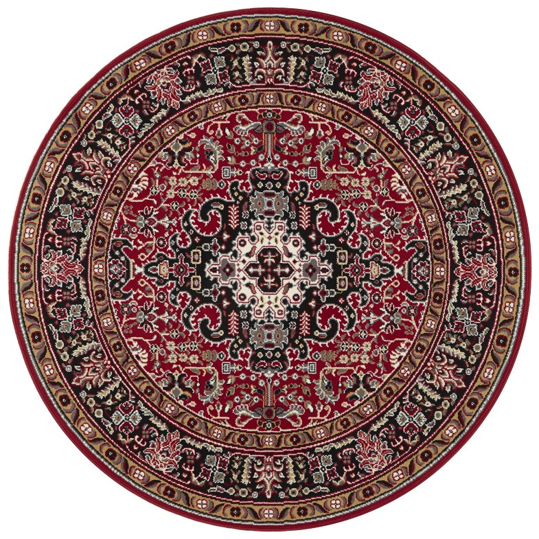 Kruhový koberec Mirkan 104095 Red - 160x160 (priemer) kruh cm Nouristan - Hanse Home koberce 