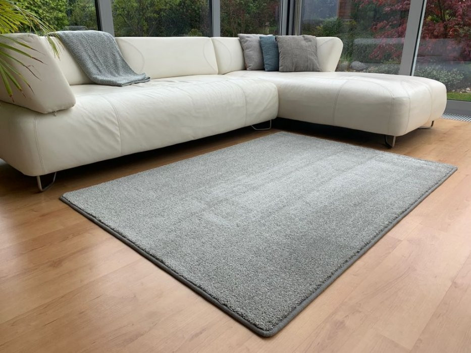 Kusový koberec Udine sivý - 60x110 cm Vopi koberce 