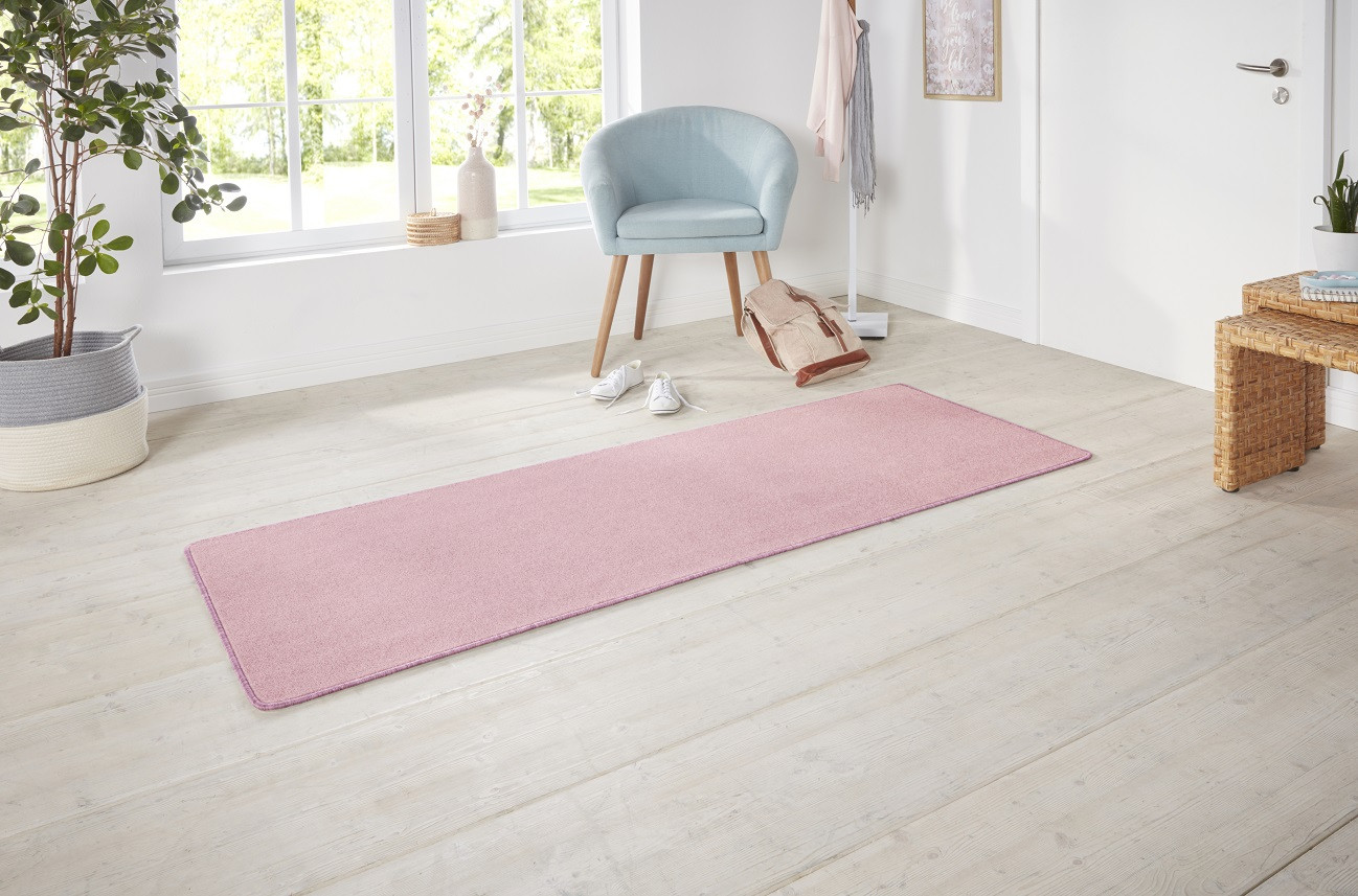 Kobercová sada Nasty 104446 Light-Rose - 3 diely: 70x140 cm (2x), 70x240 cm (1x) cm Hanse Home Collection koberce 