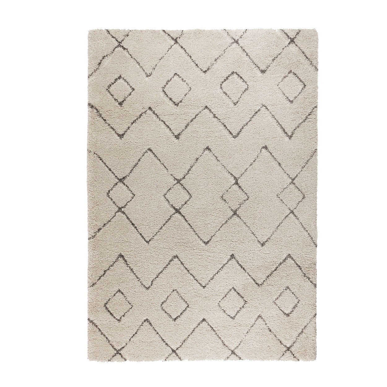 Kusový koberec DAKAR Imari Cream / Dark-Grey - 120x170 cm Flair Rugs koberce 