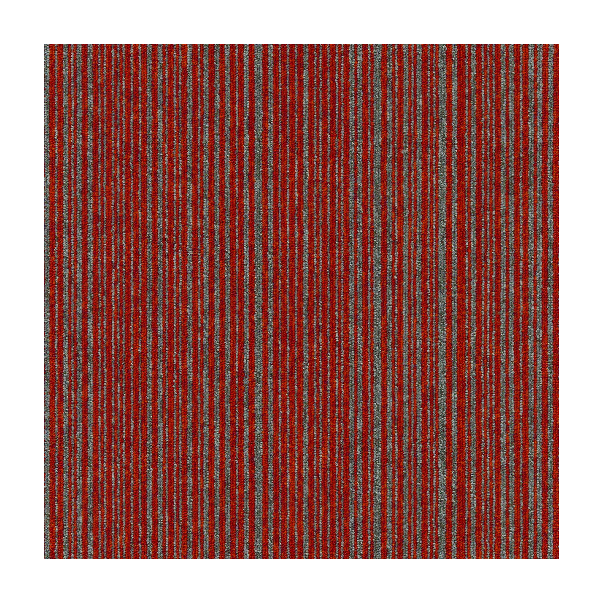 Kobercový štvorec Coral Lines 60380-50 červeno-šedý 50 x 50 cm - 50x50 cm Tapibel 