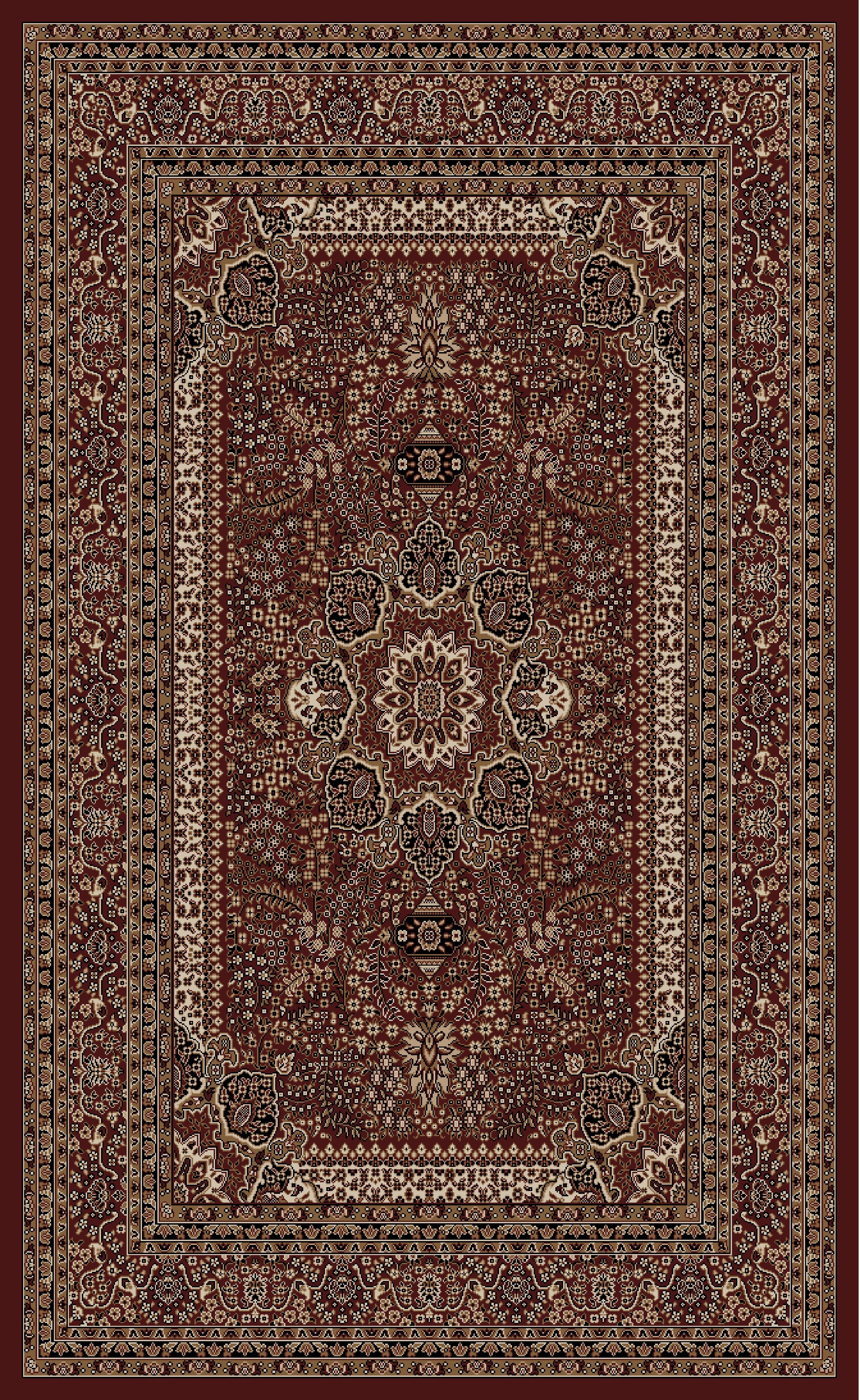 Kusový koberec Marrakesh 207 red - 240x340 cm Ayyildiz koberce 
